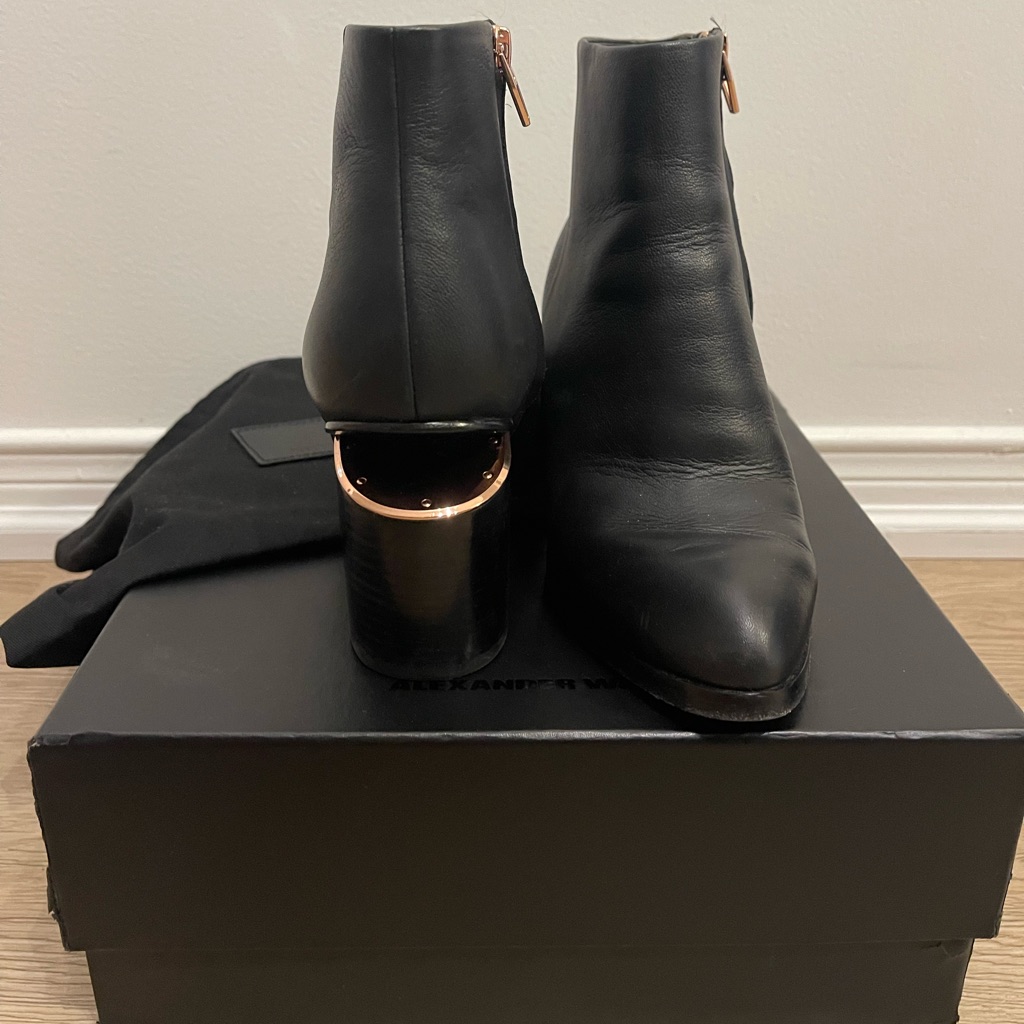 Alexander Wang Rose Gold Boots
